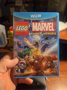 Lego Marvel Super Heroes Wii U Blue Case